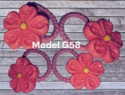 2pak gumki opaski kwiaty G58