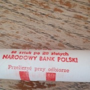 Rolka monety 20 złotych 1990 rok
