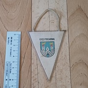 Retro / vintage proporczyk - Częstochowa