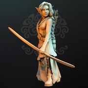 Elf Archer (Young Female) Atlantis Miniature