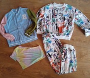 ZESTAW  dla dziewczynki rozm 152 BLUZA dres WIOSNA 