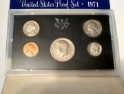 1971 - Zestaw USA: Proof 5 monet