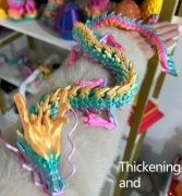 Smok 3D drukowany 60 cm | Ruchome elementy | Wybór koloru