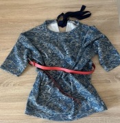 URLOP Ciepły elegancki sweter bluzka w orientalne wzory Quiosque