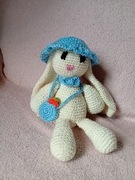 Duży pluszak królik zabawka dla dzieci dekoracja domu