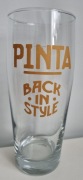 Pokal Szkło do piwa Browar PINTA Back in style Kufel Kieliszek Shaker