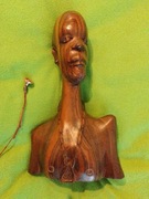 Starszy rodu z Ruvuma – rzeźba z drewna mpingo, plemię Makonde, Tanzania