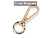 Karabińczyk metalowy obrotowy 12mm 2 szt