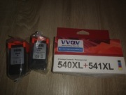 Tusz czarny Canon 540xl i kolorowy 541xl