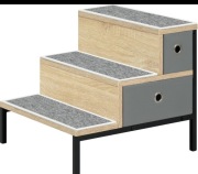 Schodki dla psa/kota z pojemnikiem 2w1 X