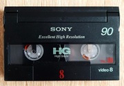 Kaseta do kamer video 8 SONY 90 minut 9,90 zł
