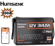 Akumulator Humsienk 12v 314ah Smart Bluetooth 