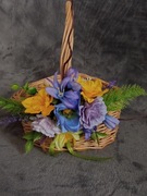 Kosz wielkanocny dla dziecka, kosz wiklinowy 