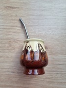 Kubek i słomka zestaw do yerby yerba mate