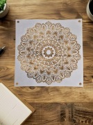 Szablon Mandala, malarski, DIY, tynku ozdobnego, scrapbookingu - Nr 42