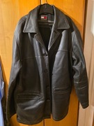 Skórzany Płaszcz Tommy Hilfiger Denim - Naturalna Skóra - Rozmiar XL