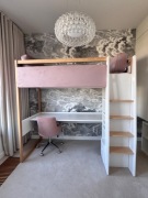 Komplet mebli do pokoju dla dziewczynki z f. Meblik