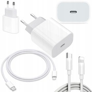 ŁADOWARKA DO IPHONE 20W + KABEL 1M / USB-C - IPHONE LIGHTING