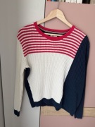 Sweter z długim rękawem (granatowy, kremowy, różowy), Tommy Hilfiger – S