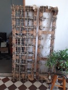 Solidne jakościowo sprężyny do wersalki - 2 komplety na ramach z drewna