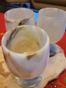 Onyks pakistański–Wazon,Popielnica,swiecznik + inne GLAMOUR