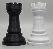 Zestaw ozdobne dekoracyjne figurki szachowe WIEŻA ozdoba do domu wnętrza
