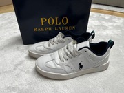 Polo ralph lauren buty sneakersy sportowe białe modne 35 23,5 cm