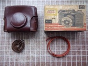 Aparat DRUCH futerał pudełko i paski do aparatu 