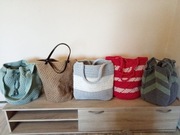 Torby ręcznie robione na szydełku