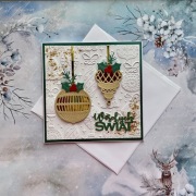 Kartka świąteczna,kartki Boże Narodzenie,ręcznie robione, z kopertą