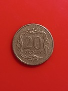 Moneta 20 groszy 1992 rok 