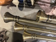 Karnisz metalowy ,kolor złoty mosiężny 