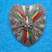 Odznaka 3 Pułk Strzelców Konnych 