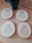 Real Madryt. Podkładka pod kubek.