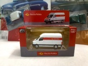 Model kolekcjonerskim Mercedes sprinter poczta Polska w skali 1:87