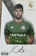 Dusan Kuciak Legia Warszawa - oryginalny autograf karta 10x15 cm