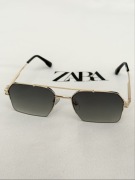 Okulary przeciwsłoneczne męskie z metalową ramką Modern Style ~ Zara