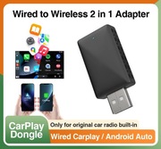 Adapter USB dla bezprzewodowego Carplay i Android Auto