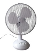 Wentylator biurkowy stołowy 23cm 2-stopniowa regulacja biały