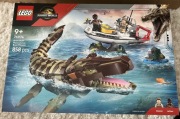 Lego Jurassic World 76974 - misja na łodzi i model mozazaura