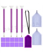 Aplikator do haftu diamentowego Z PĘSETĄ Diamond Painting 