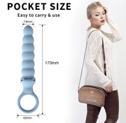 Wibrator 10-biegowy, kulki, masaż prostaty, wtyczka, stymulator punktu