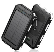 Powerbank solarny 8000 mAh z latarką LED