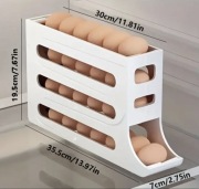 Automatyczny dozownik do jajek - jajka pojemnik biały 30 jaj nowy w folii