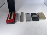 Kolekcjonerskie zapalniczki vintage zestaw 6 sztuk retro unikat