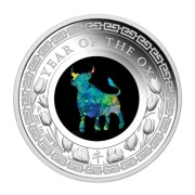 MONETA ROK WOŁU 2021 LUNAR OPAL 