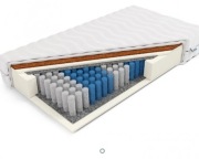 materac bonellowy mata kokosowa 2 stronny  200x80