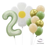 Zestaw Balonów 2 Urodziny dekoracja urodzinowa