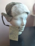 Czapka uszanka uszatka PRL robotnicza rozmiar 57 NOWA