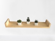 DREWNIANA półka wisząca, ścienna, 60 cm, 0129